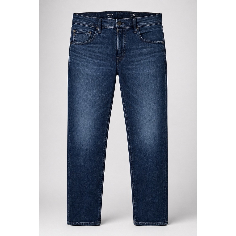 AG Adriano Goldschmied Mens Jeans 34x32 Tellis Modern Slim Stretch Blue Denim